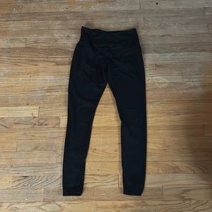 Plain black leggings stretchy size M